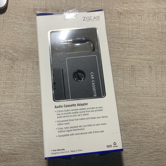 🆕 ZGEAR Audio Cassette Adapter - Picture 2 of 2